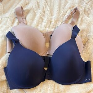 Izod Women's Bra Duo - Dark Blue and Beige